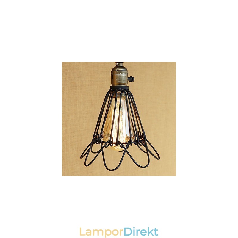 Rustik Lodge Country Retro Målning Funktion För Mini Style Swing Arm Ambient Light Swing