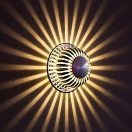 Modern Light Aluminium Flush Mount Vägglampa Dekorera Vägglampor