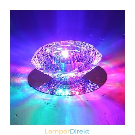 3W Energisparande Modern Taklampa Kristall Taklampa Down Glödlampa Lampa 3W Energisparande Modern Taklampa Kristall Taklampa Down Glödlampa Lampa