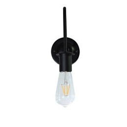 Vägglampor Väggjärn Vägglampa Stum Svart Ljussabel Lampa På Vägg