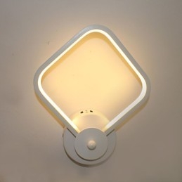 Enkel Modern Sänglampa I Sovrummet Vägglampa Kreativ Personlighet Trappor Aluminiumlampa