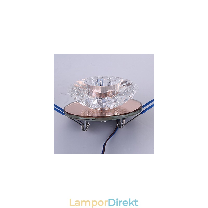 3W Energisparande Modern Taklampa Kristall Taklampa Down Glödlampa Lampa