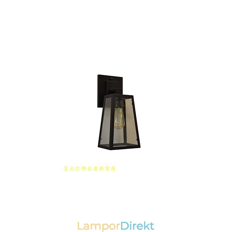 Vägglampa Vägglampor Väggjärn Vägglampa Stum Svart Ljussabel Lampa På Vägg