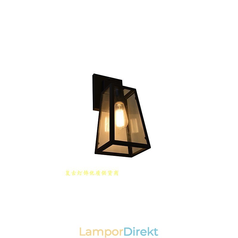 Vägglampa Vägglampor Väggjärn Vägglampa Stum Svart Ljussabel Lampa På Vägg
