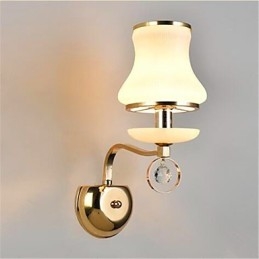 Modern Och Modern Galvaniserad Funktion För Ögonskydd I Crystal Mini Style Ambient Light Wall Lights