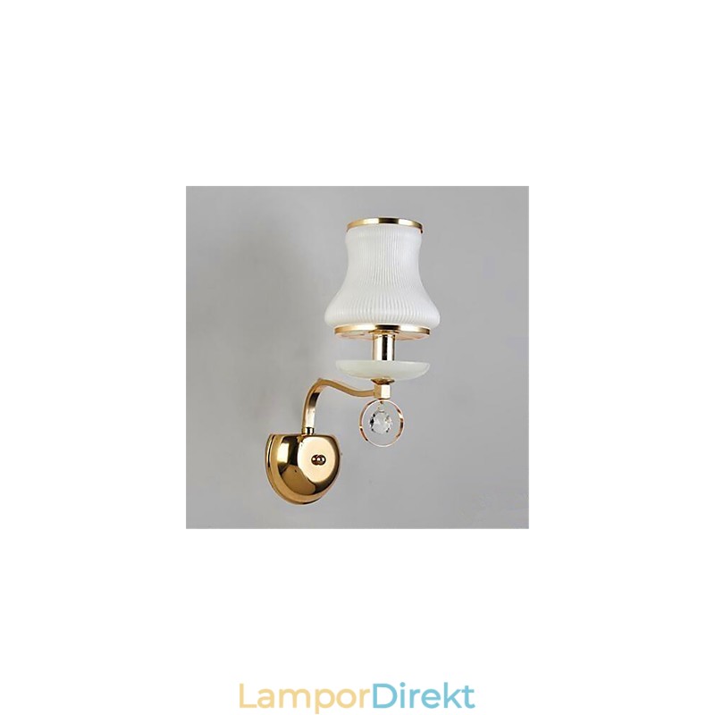 Modern Och Modern Galvaniserad Funktion För Ögonskydd I Crystal Mini Style Ambient Light Wall Lights