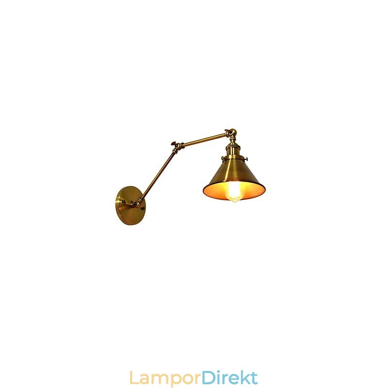 Vägglampa Vägglampor Väggjärn Vägglampa Stum Svart Ljussabel Lampa På Vägg