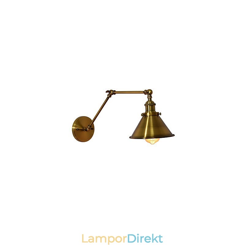 Vägglampa Vägglampor Väggjärn Vägglampa Stum Svart Ljussabel Lampa På Vägg