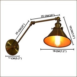Vägglampa Vägglampor Väggjärn Vägglampa Stum Svart Ljussabel Lampa På Vägg