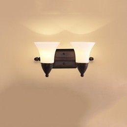 Rustik Lodge Black Oxide Finish Funktion För Ögonskydd Ambient Light Wall Sconces Wall Light