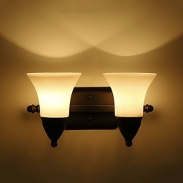 Rustik Lodge Black Oxide Finish Funktion För Ögonskydd Ambient Light Wall Sconces Wall Light