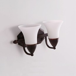 Rustik Lodge Black Oxide Finish Funktion För Ögonskydd Ambient Light Wall Sconces Wall Light