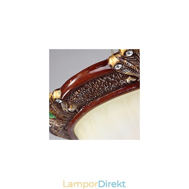 37*19Cm Europe Type Resin Glas Kupol Ljus Söt Att Absorbera Kupol Ljus Lampa