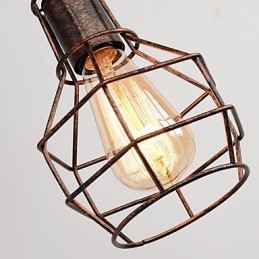 Industriell Retro Iron Vägglampa Creative Personality Lift Pulley Vägglampa