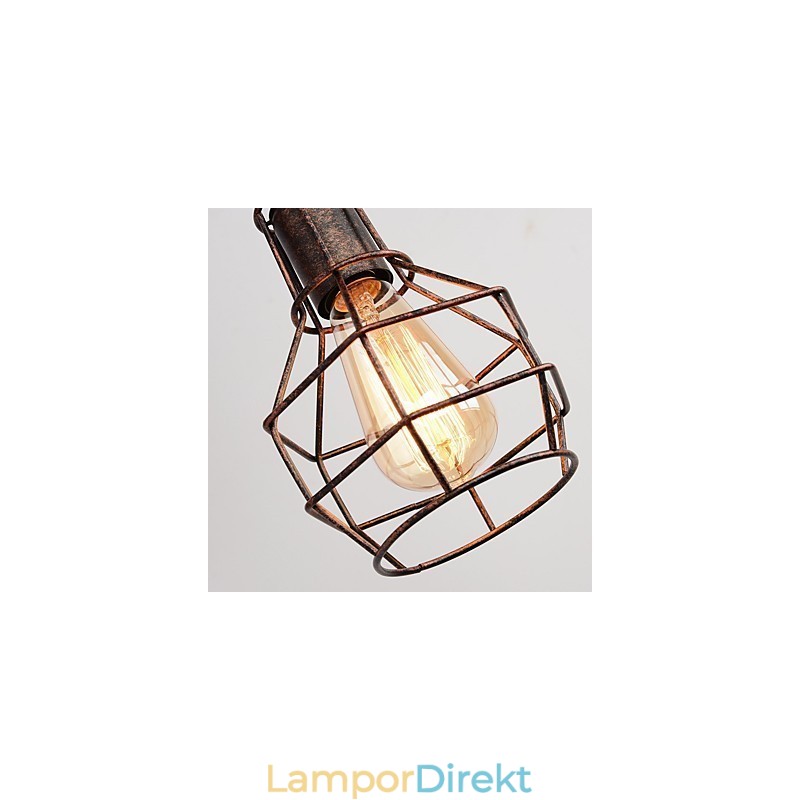 Industriell Retro Iron Vägglampa Creative Personality Lift Pulley Vägglampa