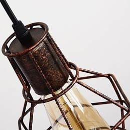 Industriell Retro Iron Vägglampa Creative Personality Lift Pulley Vägglampa