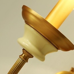 Enkel Country Traditionell Klassisk Mässing Funktion För Mini Style Uplight Vägglampor Vägglampor