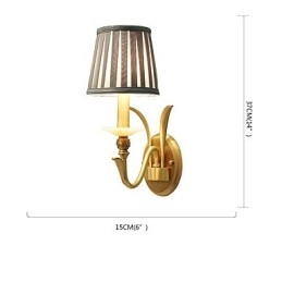 Enkel Country Traditionell Klassisk Mässing Funktion För Mini Style Uplight Vägglampor Vägglampor
