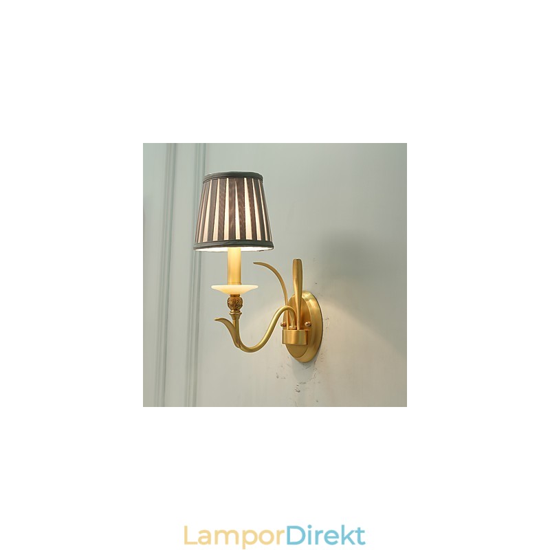 Enkel Country Traditionell Klassisk Mässing Funktion För Mini Style Uplight Vägglampor Vägglampor