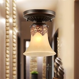 Ljuskrona Pendel Light Traditionell Klassisk Rustik Lodge Vintage Retro Lantern Dining