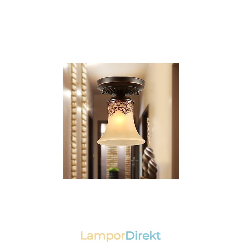 Ljuskrona Pendel Light Traditionell Klassisk Rustik Lodge Vintage Retro Lantern Dining