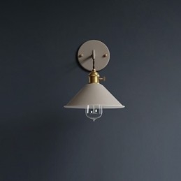 Enkel Industrihuvudlampa I Ministorlek Vägglampa Vintage Retro Village Metall Vägglampa Ljusarmatur Gångvägglampa