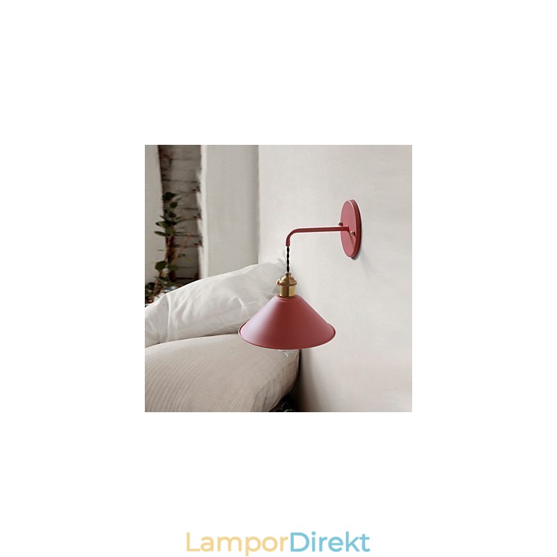 Enkel Industrihuvudlampa I Ministorlek Vägglampa Vintage Retro Village Metall Vägglampa Ljusarmatur Gångvägglampa