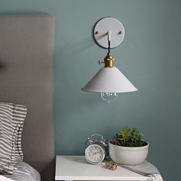 Enkel Industrihuvudlampa I Ministorlek Vägglampa Vintage Retro Village Metall Vägglampa Ljusarmatur Gångvägglampa