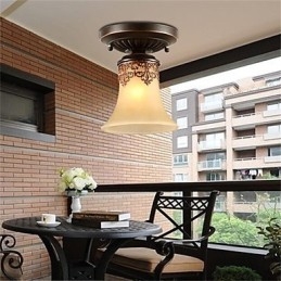 Ljuskrona Pendel Light Traditionell Klassisk Rustik Lodge Vintage Retro Lantern Dining