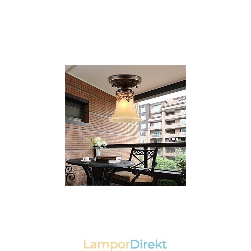 Ljuskrona Pendel Light Traditionell Klassisk Rustik Lodge Vintage Retro Lantern Dining