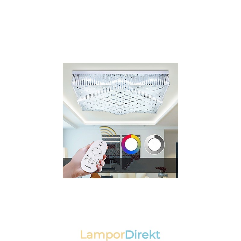 Flush Mount Crystal Modern Contemporary Metal