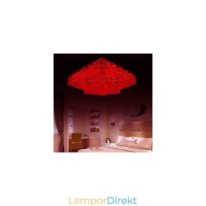 Flush Mount Crystal Modern Contemporary Metal