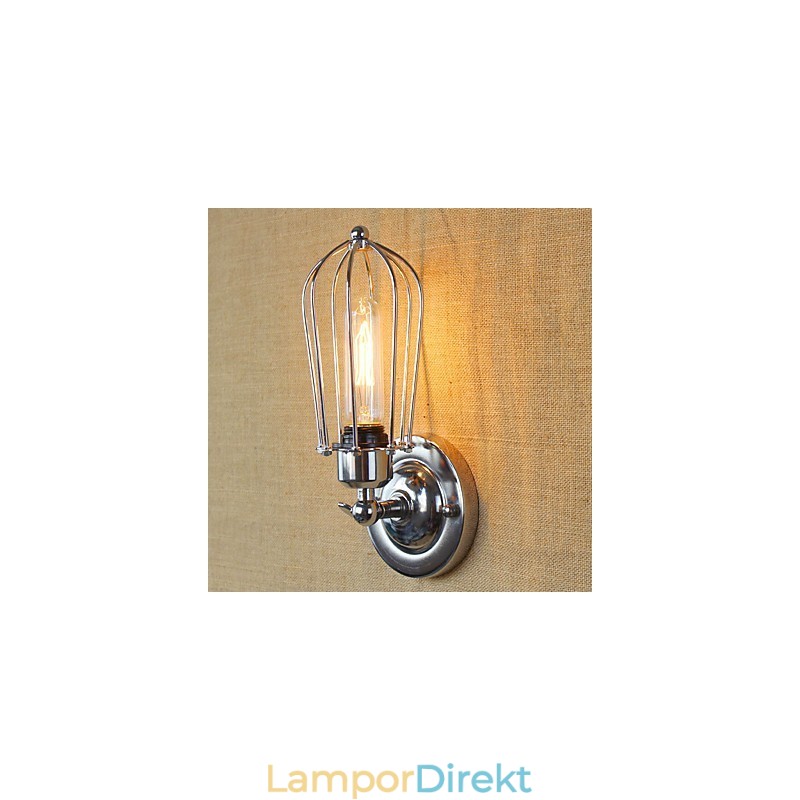 Enkel Vintage Country Retro Elektroplåtfunktion För Mini Style Ambient Light Wall Sconces