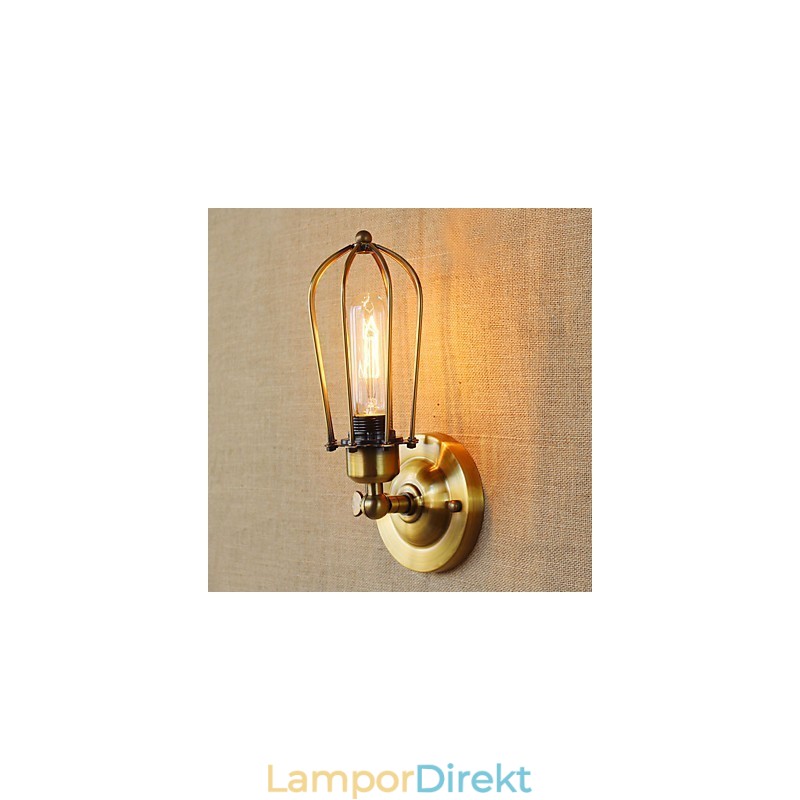 Enkel Vintage Country Retro Elektroplåtfunktion För Mini Style Ambient Light Wall Sconces