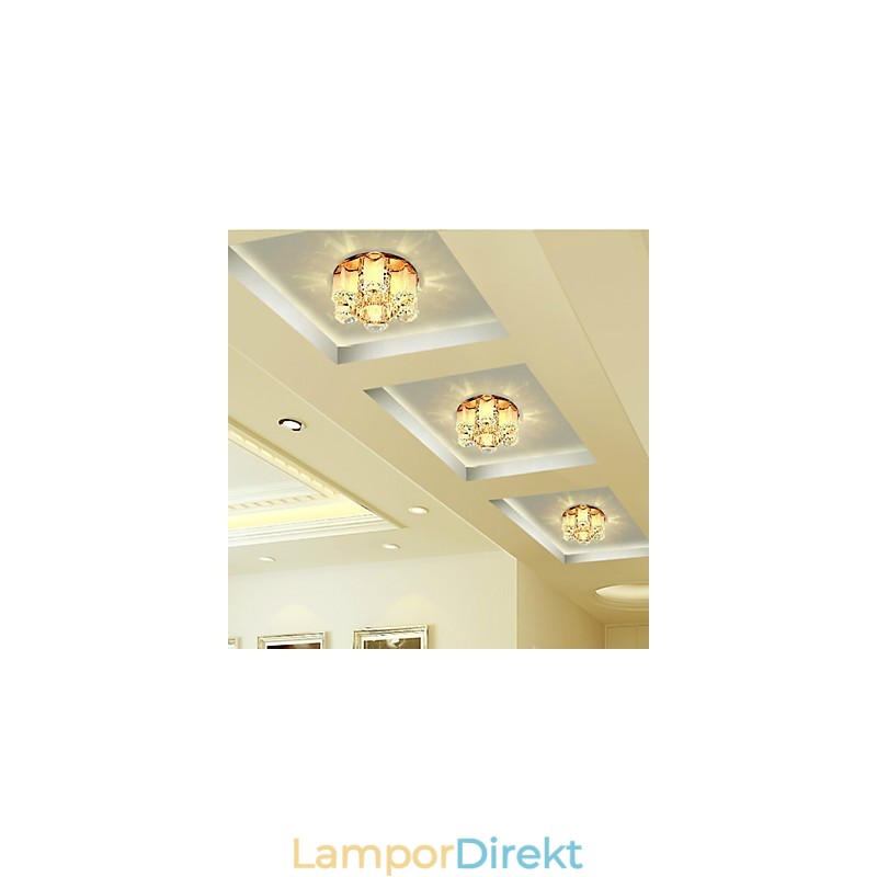 Kristalllampa Smd Creativetube Spotlight Absorbera Kupolljus