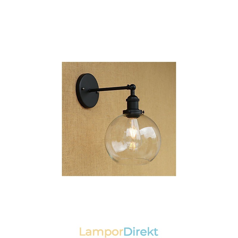 Country Retro Painting Feature För Mini Style Eye Protection Ambient Light Wall Sconces
