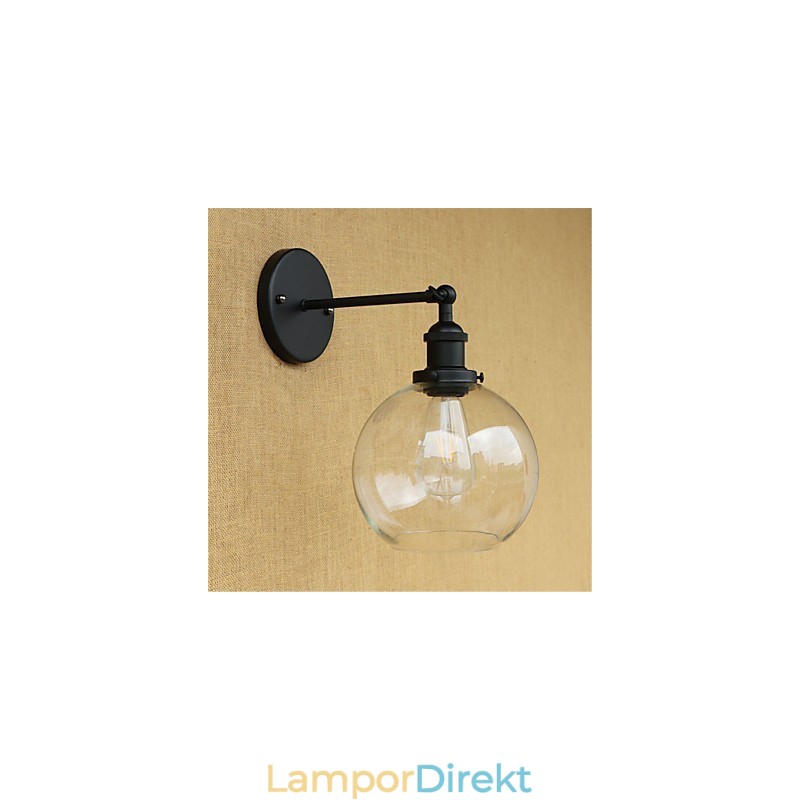 Country Retro Painting Feature För Mini Style Eye Protection Ambient Light Wall Sconces