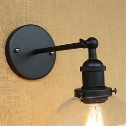 Country Retro Painting Feature För Mini Style Eye Protection Ambient Light Wall Sconces