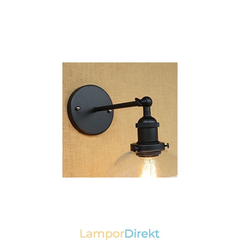 Country Retro Painting Feature För Mini Style Eye Protection Ambient Light Wall Sconces
