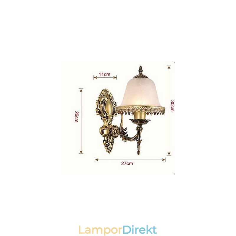 Vintage Elektropläterad Funktion Downlight Vägglampor Vägglampa