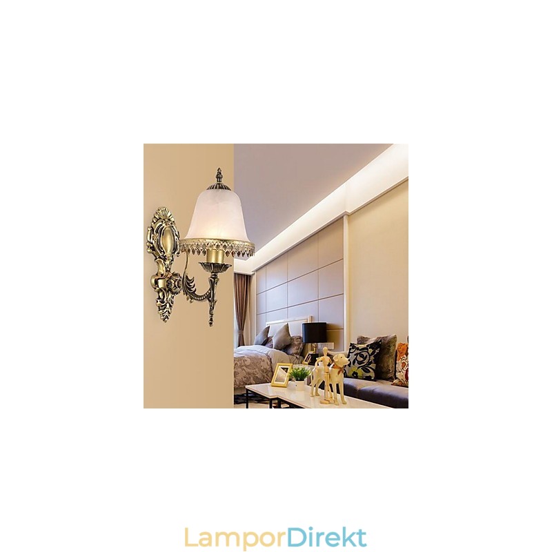 Vintage Elektropläterad Funktion Downlight Vägglampor Vägglampa