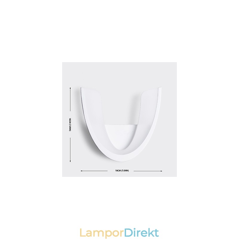 Modern Samtida Målningsfunktion För Omgivande Ljus Vägglampor Vägglampa