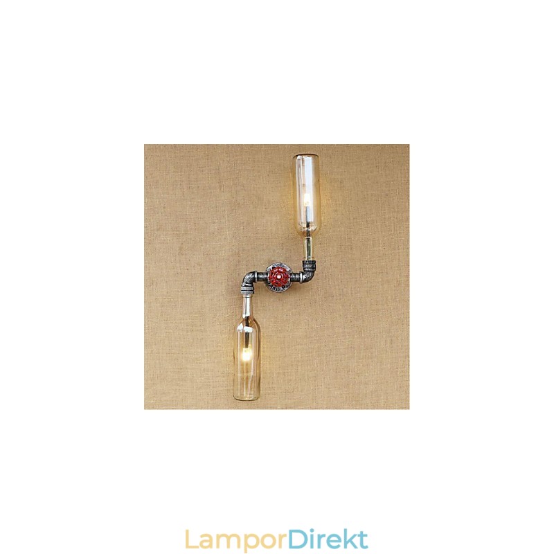 Rustik Lodge Mässing Funktion För Ambient Light Wall Sconces Wall Light Amber