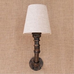 Rustik Lodge Mässing Funktion För Ambient Light Wall Sconces Vägglampa