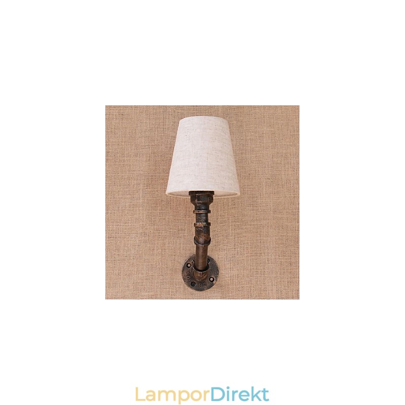 Rustik Lodge Mässing Funktion För Ambient Light Wall Sconces Vägglampa