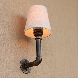 Rustik Lodge Mässing Funktion För Ambient Light Wall Sconces Vägglampa