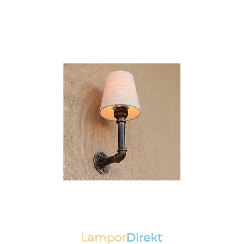 Rustik Lodge Mässing Funktion För Ambient Light Wall Sconces Vägglampa