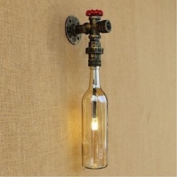 Amber Vatten Vägglampa Med Switch Vägglampa