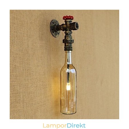 Amber Vatten Vägglampa Med Switch Vägglampa Amber Vatten Vägglampa Med Switch Vägglampa