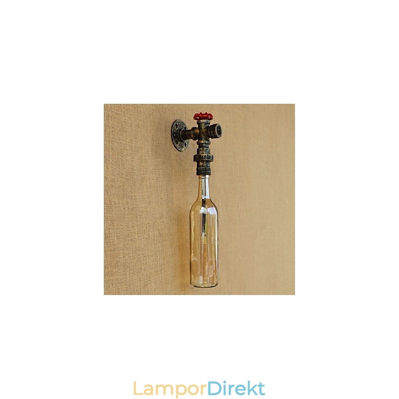 Amber Vatten Vägglampa Med Switch Vägglampa